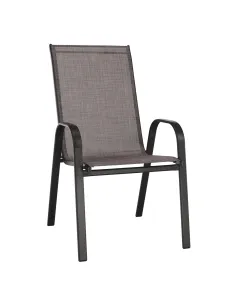Scaun Stivuibil ALDERA, dining/birou, 54x72x96 cm, textil/oțel | MobilaOK