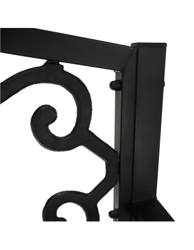 Bancă de grădină VENDA, exterior, 127x60x85 cm, Metal | MobilaOK