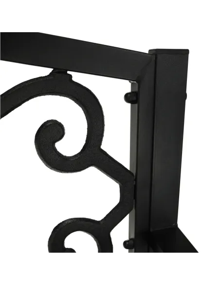 Bancă de grădină VENDA, exterior, 127x60x85 cm, Metal | MobilaOK