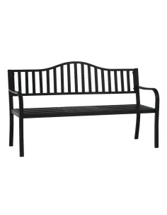 Bancă Grădină cu Masă, DAGNO, terasă, 150x60x85 cm, Oțel | MobilaOK