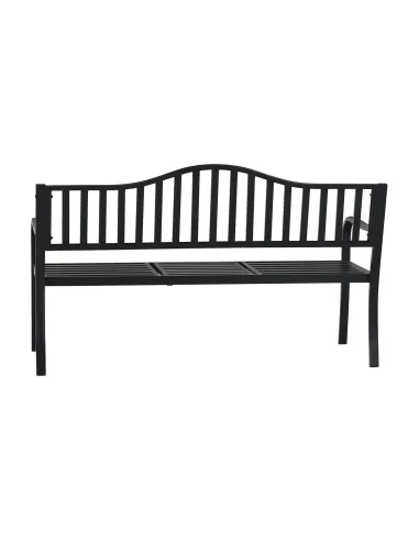 Bancă Grădină cu Masă, DAGNO, terasă, 150x60x85 cm, Oțel | MobilaOK