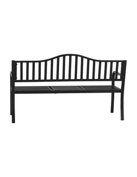 Bancă Grădină cu Masă, DAGNO, terasă, 150x60x85 cm, Oțel | MobilaOK