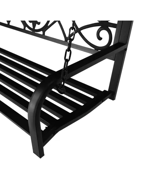 Leagăn ABEA, grădină/balcon/interior, 127x56x52 cm, Oțel | MobilaOK