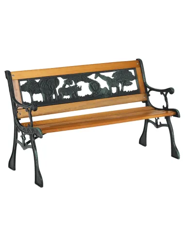 Bancă pentru copii, NADAZA, dormitor/copii, 82x40x48 cm, PAL, oțel, plastic | MobilaOK