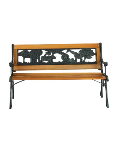 Bancă pentru copii, NADAZA, dormitor/copii, 82x40x48 cm, PAL, oțel, plastic | MobilaOK