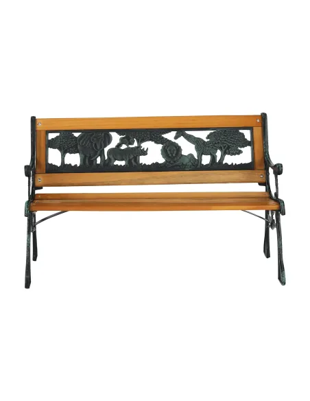 Bancă pentru copii, NADAZA, dormitor/copii, 82x40x48 cm, PAL, oțel, plastic | MobilaOK