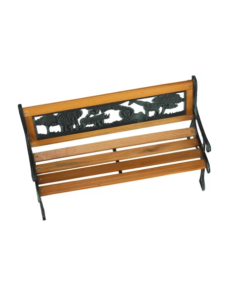 Bancă pentru copii, NADAZA, dormitor/copii, 82x40x48 cm, PAL, oțel, plastic | MobilaOK