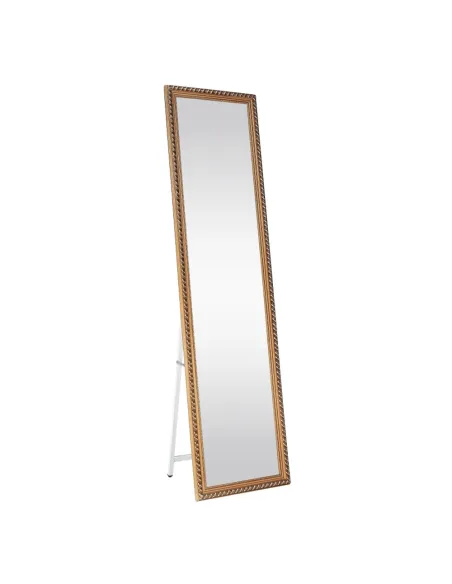Oglindă de podea LAVAL, dormitor/hol, 40x150 cm, lemn și metal | MobilaOK