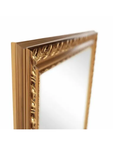 Oglindă de podea LAVAL, dormitor/hol, 40x150 cm, lemn și metal | MobilaOK
