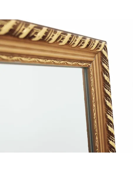 Oglindă de podea LAVAL, dormitor/hol, 40x150 cm, lemn și metal | MobilaOK