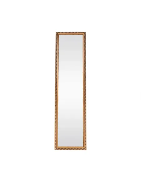 Oglindă de podea LAVAL, dormitor/hol, 40x150 cm, lemn și metal | MobilaOK