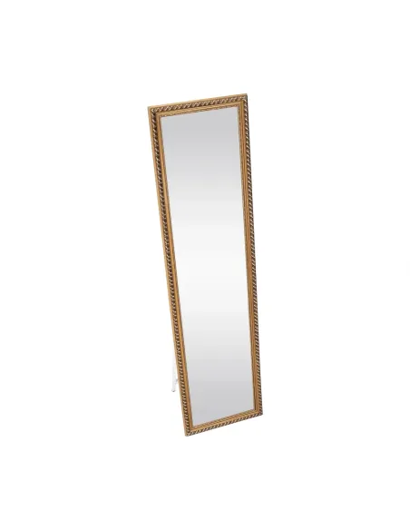 Oglindă de podea LAVAL, dormitor/hol, 40x150 cm, lemn și metal | MobilaOK