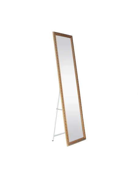 Oglindă de podea LAVAL, dormitor/hol, 40x150 cm, lemn și metal | MobilaOK