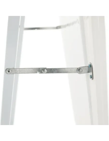 Oglindă de podea, alb/ornament auriu, LAVAL | MobilaOK