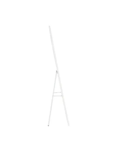 Oglindă de podea, alb/ornament auriu, LAVAL | MobilaOK