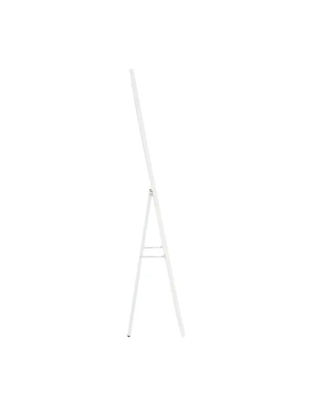 Oglindă de podea, alb/ornament auriu, LAVAL | MobilaOK