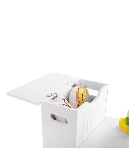Scară copii HURLEY, depozitare jucării, 33x34x36 cm, MDF | MobilaOK