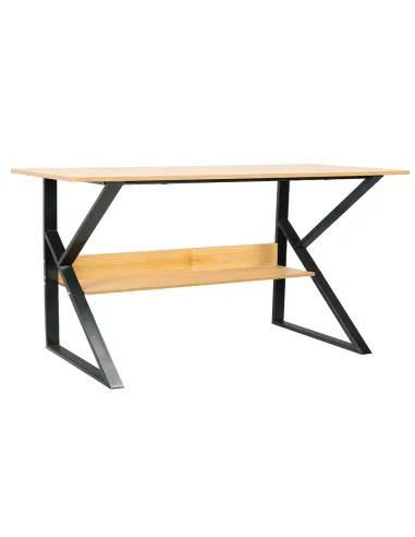 Birou TARCAL 100 pentru birou/home office, 100x72x60 cm, din MDF laminat și metal | MobilaOK