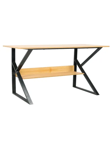 Birou TARCAL 100 pentru birou/home office, 100x72x60 cm, din MDF laminat și metal | MobilaOK