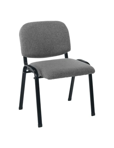 Scaun de birou ISO ECO, gri, birou, 53.5x43x78 cm, textil/metal | MobilaOK