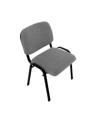 Scaun de birou ISO ECO, gri, birou, 53.5x43x78 cm, textil/metal | MobilaOK