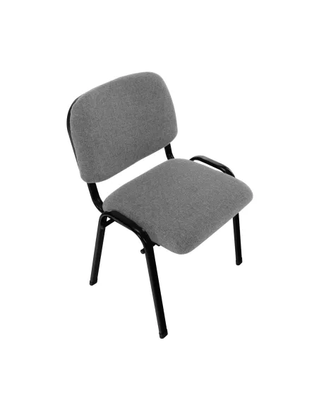 Scaun de birou ISO ECO, gri, birou, 53.5x43x78 cm, textil/metal | MobilaOK