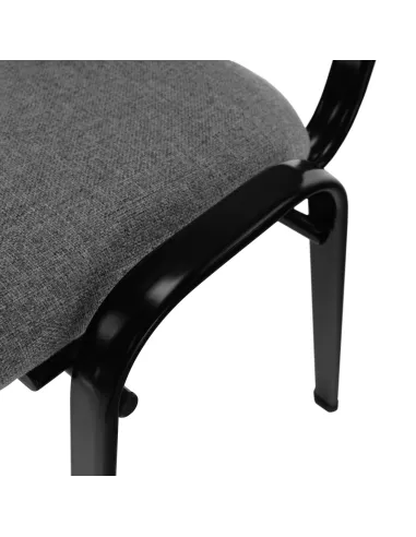 Scaun de birou ISO ECO, gri, birou, 53.5x43x78 cm, textil/metal | MobilaOK