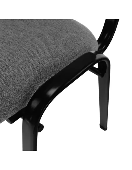Scaun de birou ISO ECO, gri, birou, 53.5x43x78 cm, textil/metal | MobilaOK