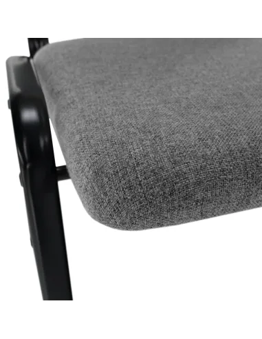 Scaun de birou ISO ECO, gri, birou, 53.5x43x78 cm, textil/metal | MobilaOK