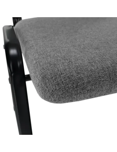 Scaun de birou ISO ECO, gri, birou, 53.5x43x78 cm, textil/metal | MobilaOK