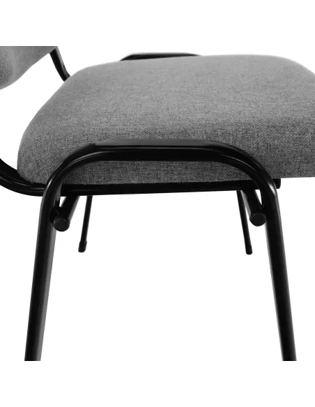 Scaun de birou ISO ECO, gri, birou, 53.5x43x78 cm, textil/metal | MobilaOK