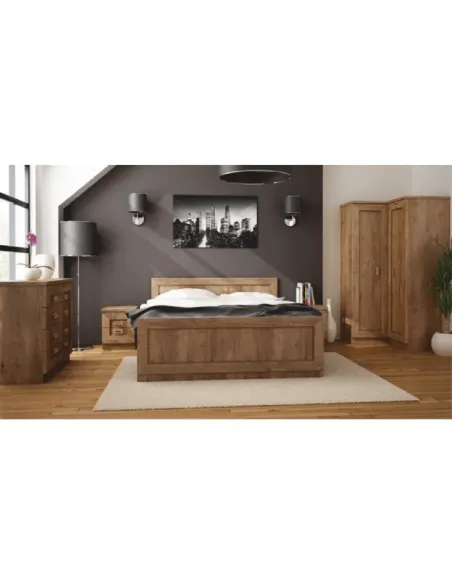 Dulap TEDY T7, dormitor, 90x57x190 cm, PAL melaminat, MDF înfoliat | MobilaOK
