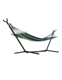 Hamac, EVANA NEW, gradina/balcon, 80x200 cm, bumbac/poliester/lemn | MobilaOK
