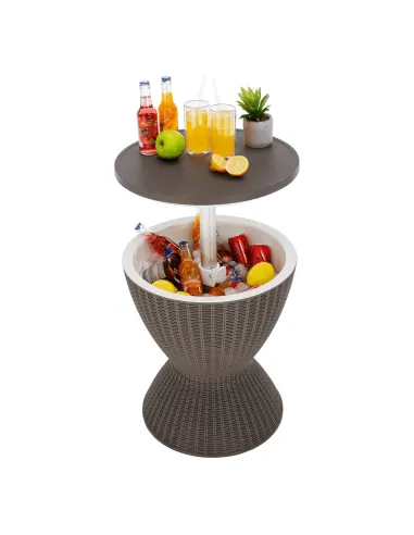 Masă de răcire FABIR, grădină, Ø48.5x57/81.7 cm, Plastic | MobilaOK