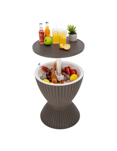 Masă de răcire FABIR, grădină, Ø48.5x57/81.7 cm, Plastic | MobilaOK