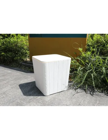 Cutie de depozitare IBLIS, gradina/terasa, 39x39x42 cm, Plastic | MobilaOK