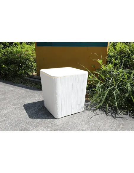 Cutie de depozitare IBLIS, gradina/terasa, 39x39x42 cm, Plastic | MobilaOK