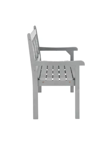 Bancă de grădină FABLA, exterior, 150 cm, Lemn, gri | MobilaOK