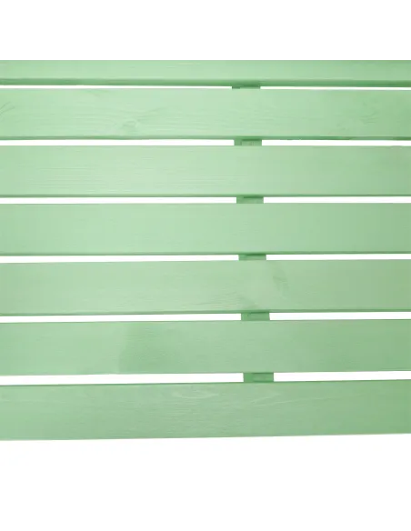 Bancă de grădină FABLA, terasă/grădină, 124x58x88 cm, Lemn, culoare neo mentă | MobilaOK
