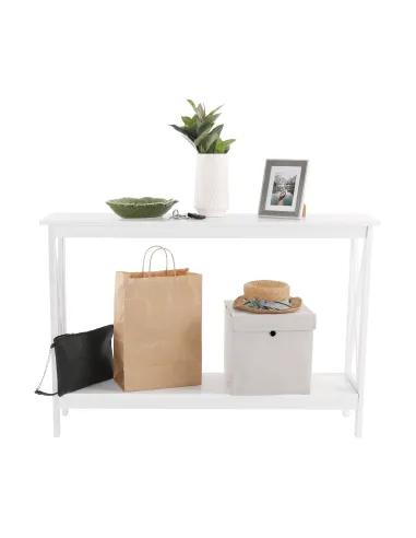 Consolă APOLOS living 120x30x80 cm MDF alb | MobilaOK