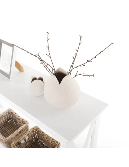 Consolă APOLOS living 120x30x80 cm MDF alb | MobilaOK