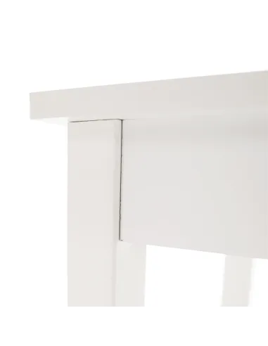 Consolă AMYNTAS pentru hol, dormitor, living, 80x40x75 cm, MDF alb | MobilaOK