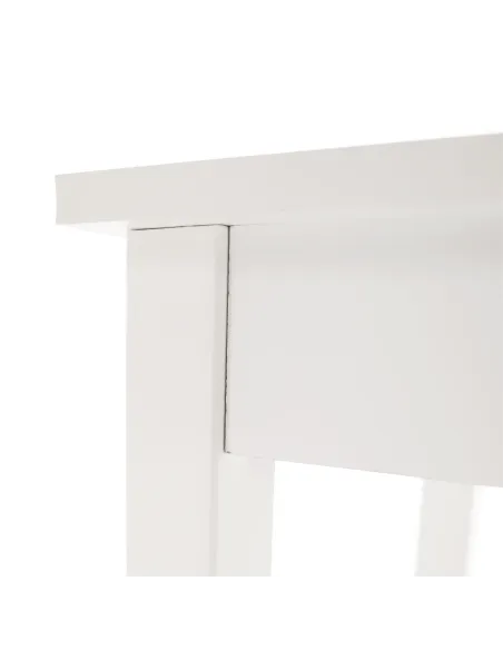 Consolă AMYNTAS pentru hol, dormitor, living, 80x40x75 cm, MDF alb | MobilaOK