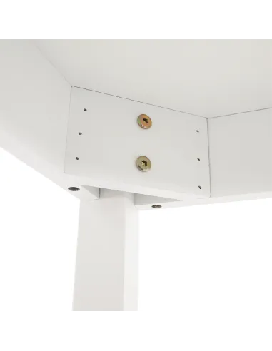 Consolă AMYNTAS pentru hol, dormitor, living, 80x40x75 cm, MDF alb | MobilaOK