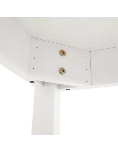 Consolă AMYNTAS pentru hol, dormitor, living, 80x40x75 cm, MDF alb | MobilaOK