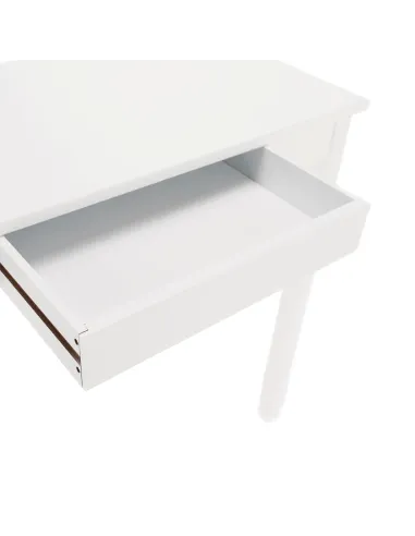 Consolă AMYNTAS pentru hol, dormitor, living, 80x40x75 cm, MDF alb | MobilaOK