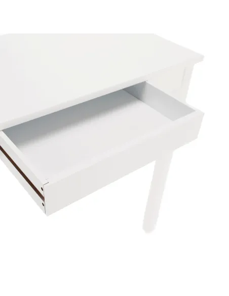 Consolă AMYNTAS pentru hol, dormitor, living, 80x40x75 cm, MDF alb | MobilaOK