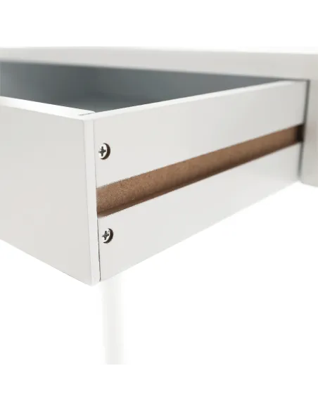 Consolă AMYNTAS pentru hol, dormitor, living, 80x40x75 cm, MDF alb | MobilaOK