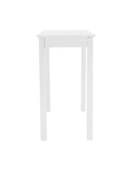 Consolă AMYNTAS pentru hol, dormitor, living, 80x40x75 cm, MDF alb | MobilaOK