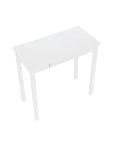 Consolă AMYNTAS pentru hol, dormitor, living, 80x40x75 cm, MDF alb | MobilaOK